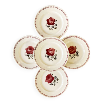 Dessert plates, Germaine model, Badonviller