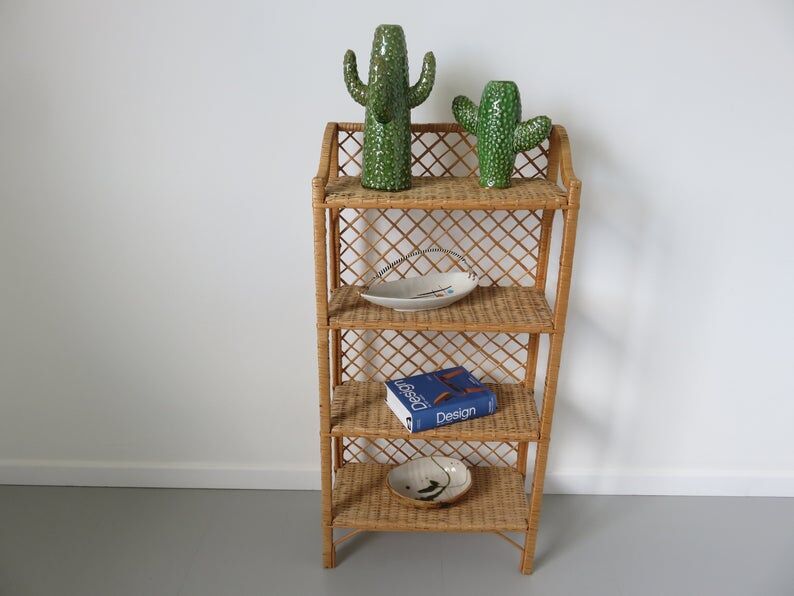Rattan shelf 6070s