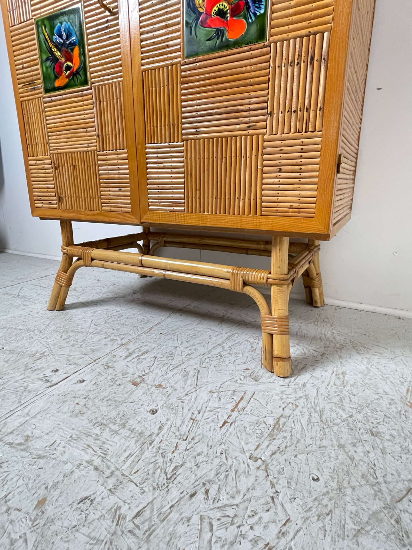 Rattan secretary from around 1950.
