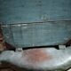 Old patinated wooden chest 18th