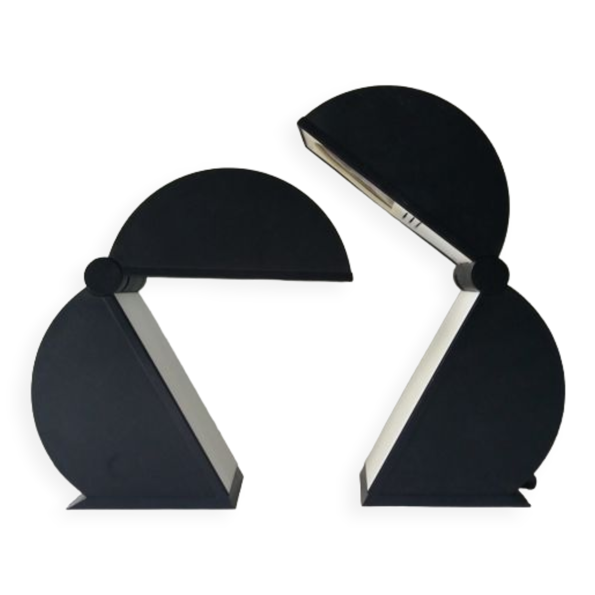 Pair of Italian Disco table lamps by Bertorelle