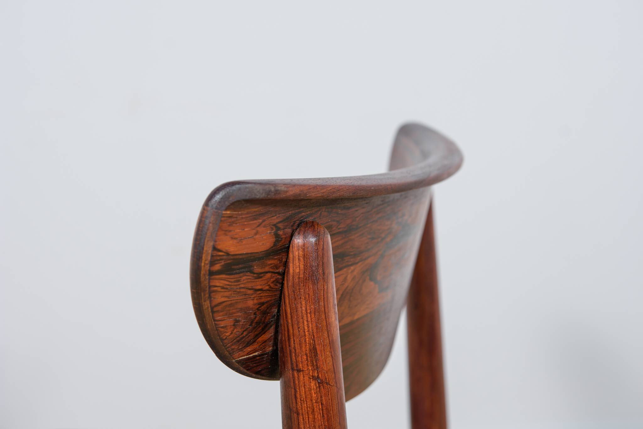 Chaises mid-century en palissandre, danemark, set de 4