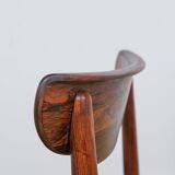 Chaises mid-century en palissandre, danemark, set de 4