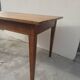Rustic farmhouse table in solid cherry wood 19th century - 1m91.5