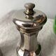 Silver-plated salt and pepper shakers