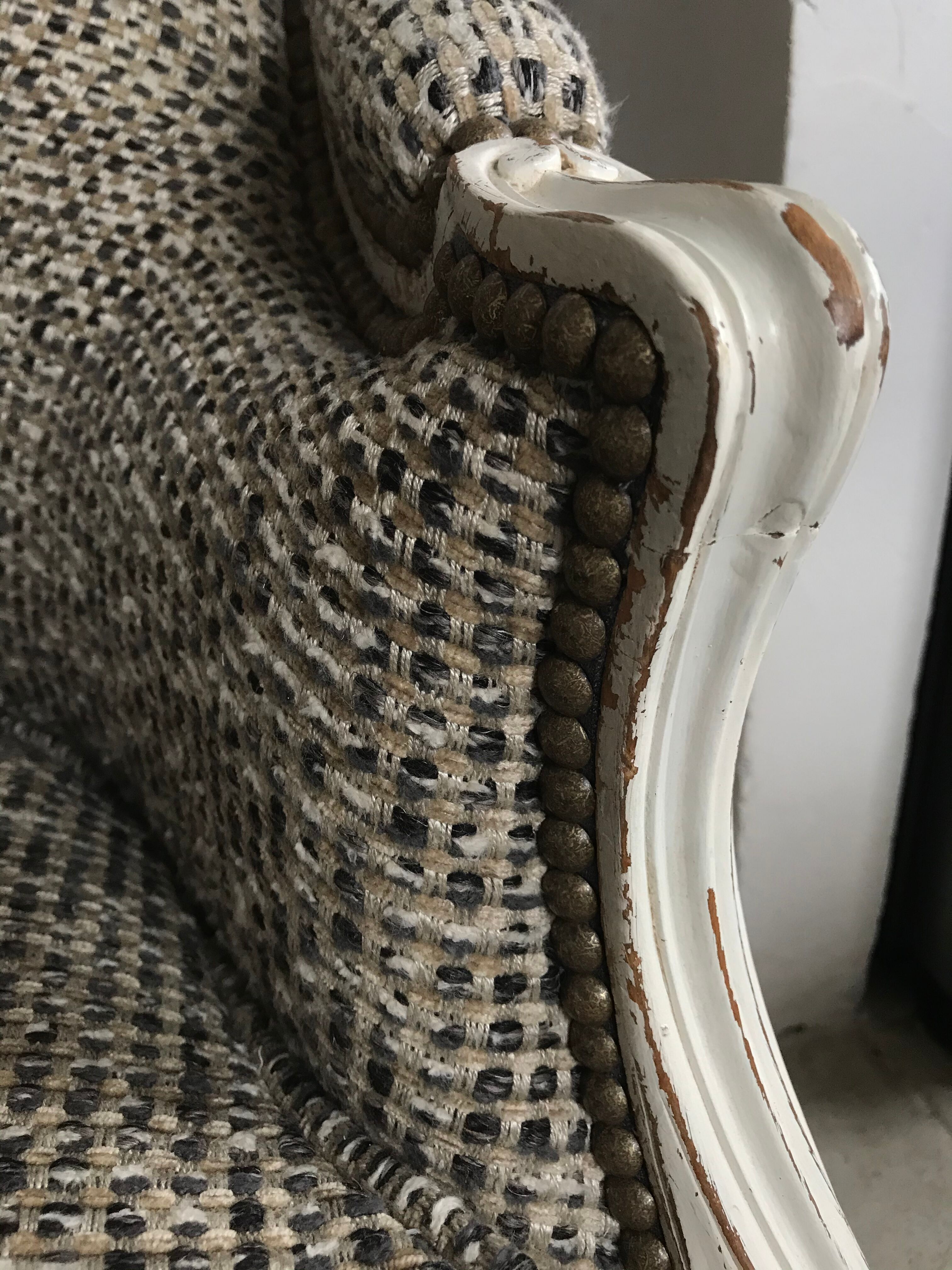 Louis XV-style Bergère chair