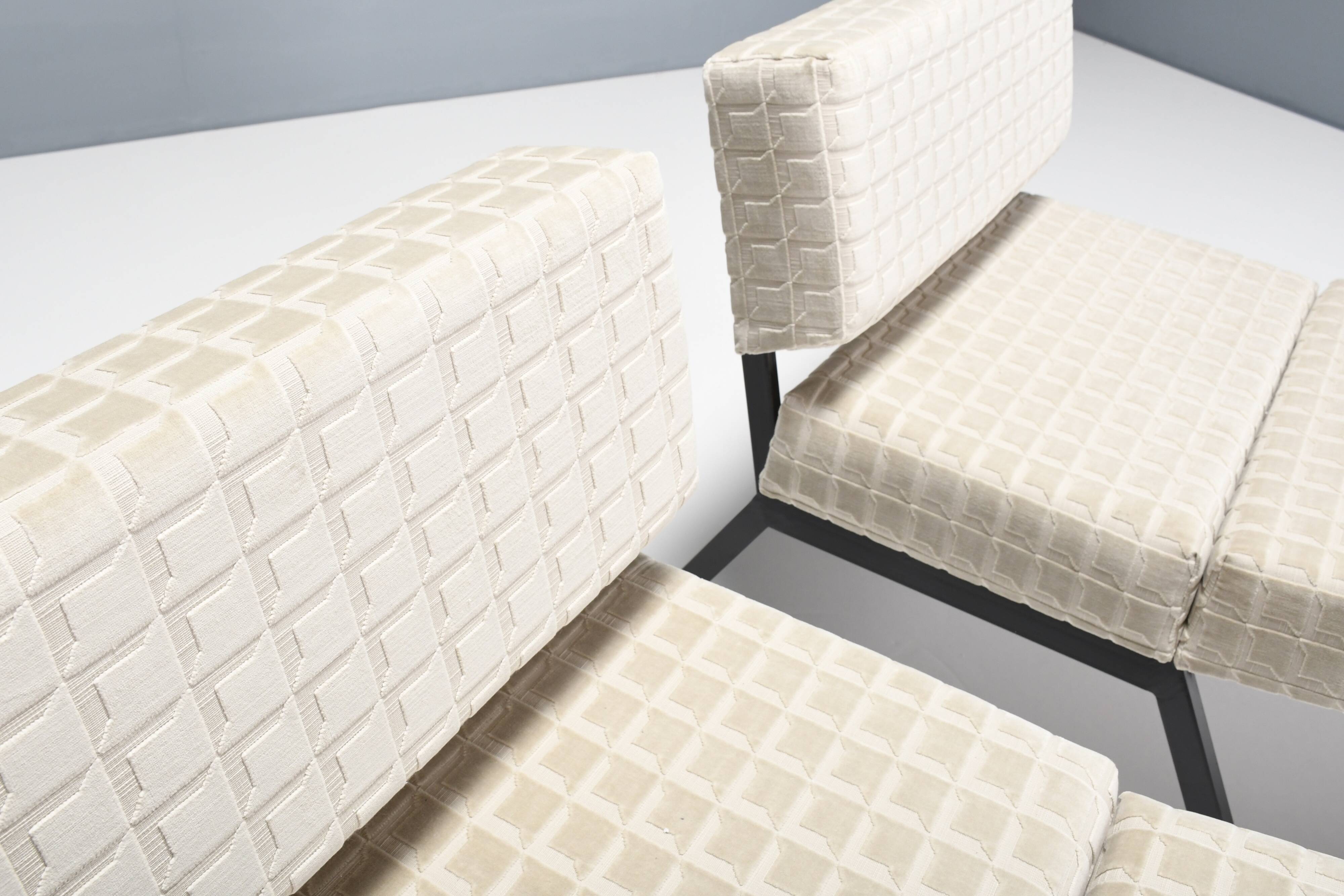 Ensemble italien de fauteuils inclinables "Panchetto" par Rito Valla pour IPE, Italie 1960