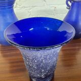 Series of 3 Murano “Scavo” vases in glass paste from the 60s and 70s