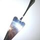 Ercuis pie shovel with silver metal net