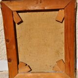 Portrait old old man smoking pipe