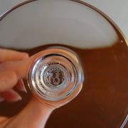 3 signed Baccarat crystal champagne flutes MUM model - 18.7 cm