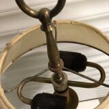 Brass floor lamp