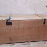 Coffre malle 118x56x54cm ancien en sapin