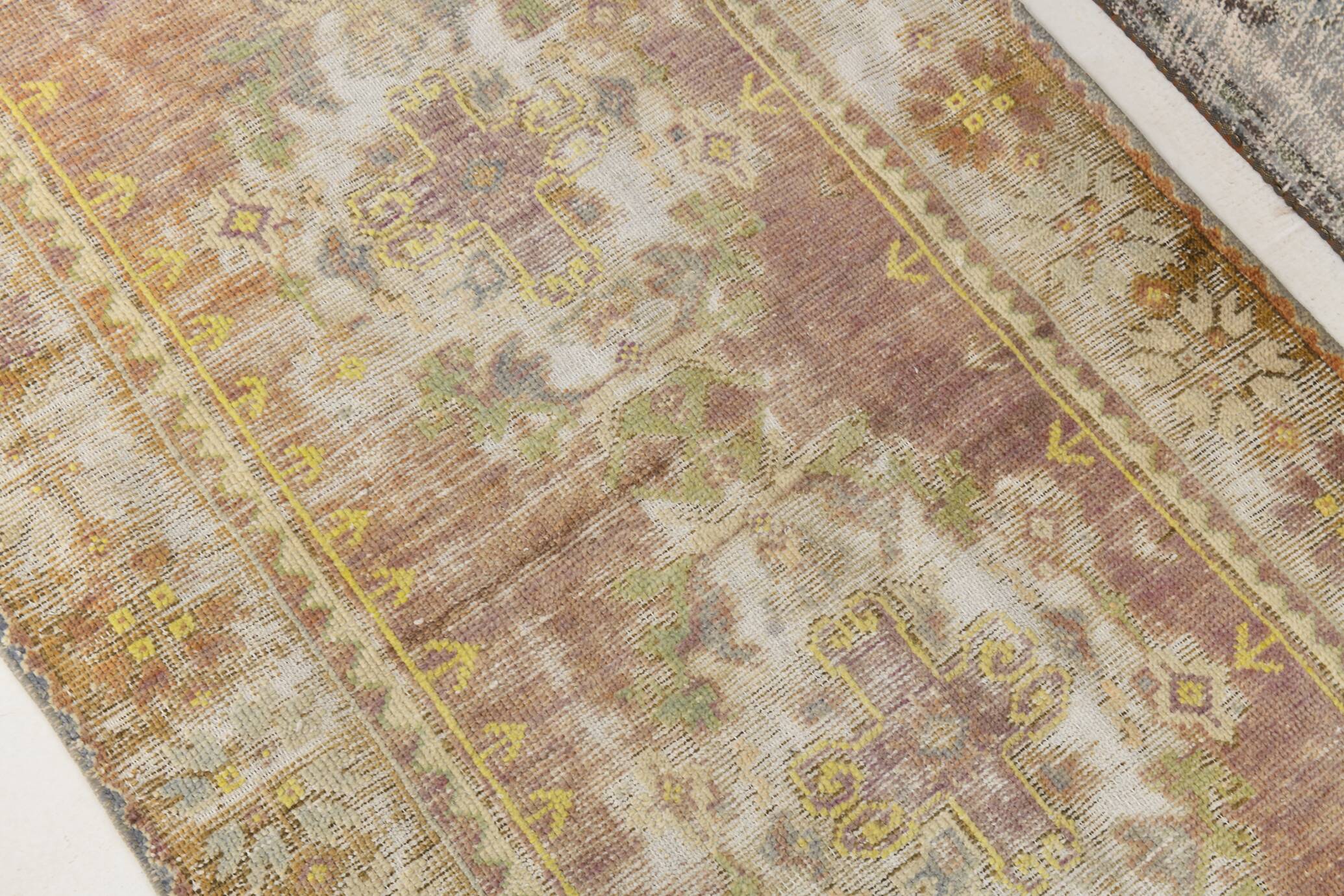 3x10 Aesthetic Geometric Turkish Vintage Runner Rug, 92x316Cm