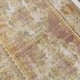 3x10 Aesthetic Geometric Turkish Vintage Runner Rug, 92x316Cm