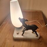 Vintage bedside lamp with bambi
