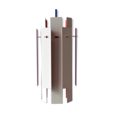 Cocktail Pendant by Henning Rehhof for Fog & Mørup in Red and White, 1970s