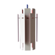 Cocktail Pendant by Henning Rehhof for Fog & Mørup in Red and White, 1970s
