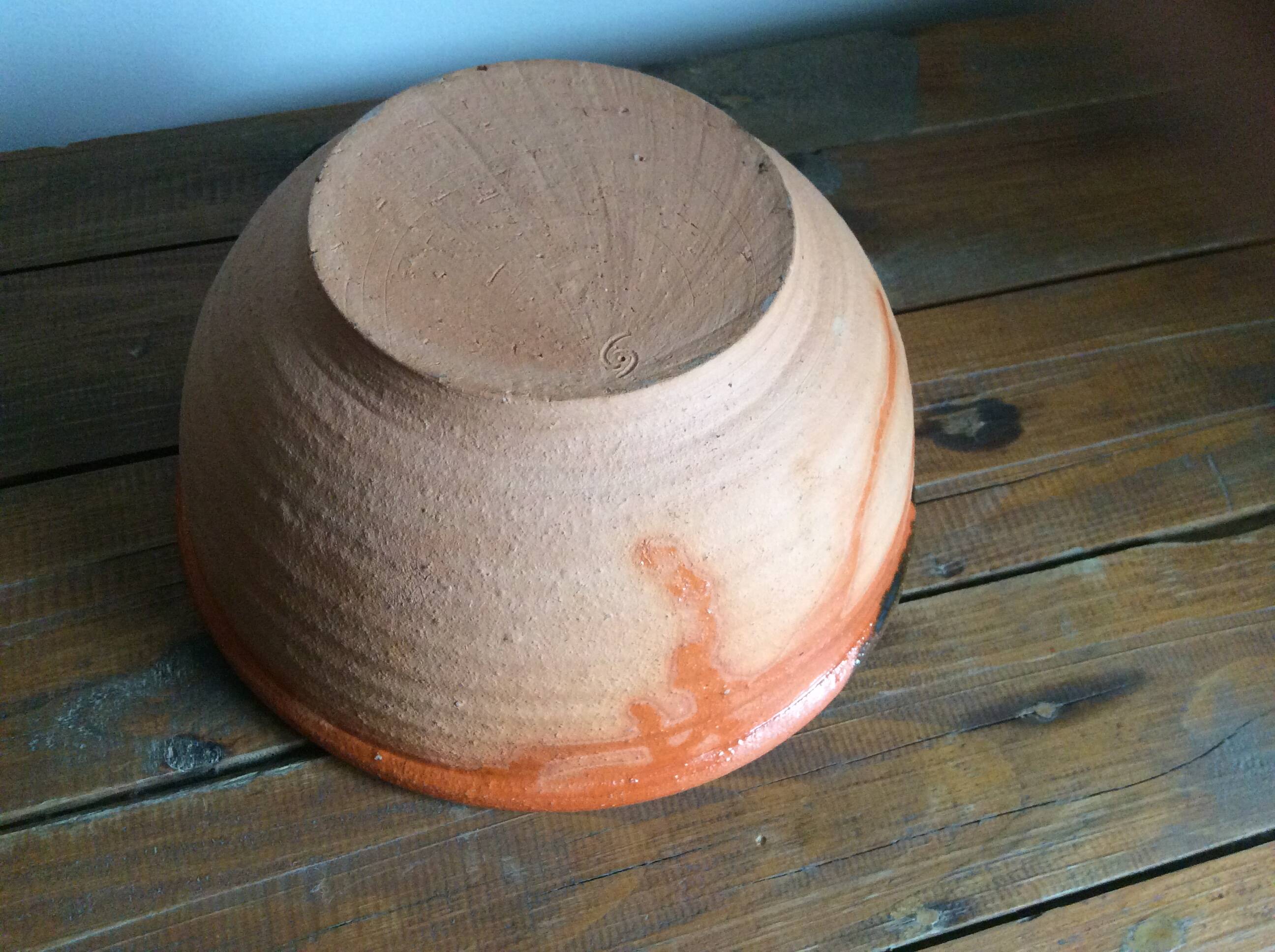 Terracotta salad bowl