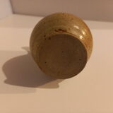 Vase en grès cuit vernissée