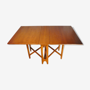 Scandinavian Bendt Winge teak folding table
