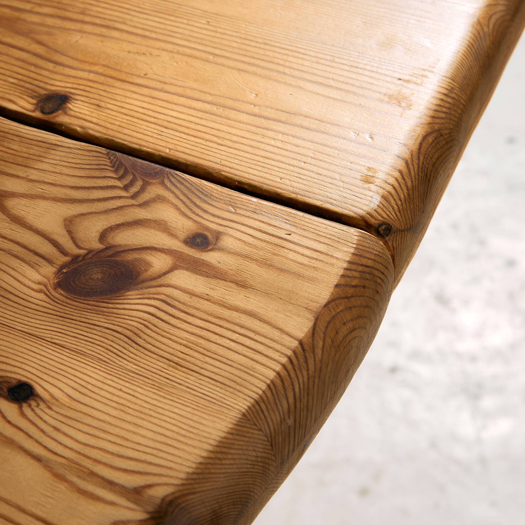 Pine dining set by Rainer Daumiller for Hirtshals Savvaerk, Set of 7