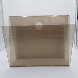 Porte revue en plexiglas fumé