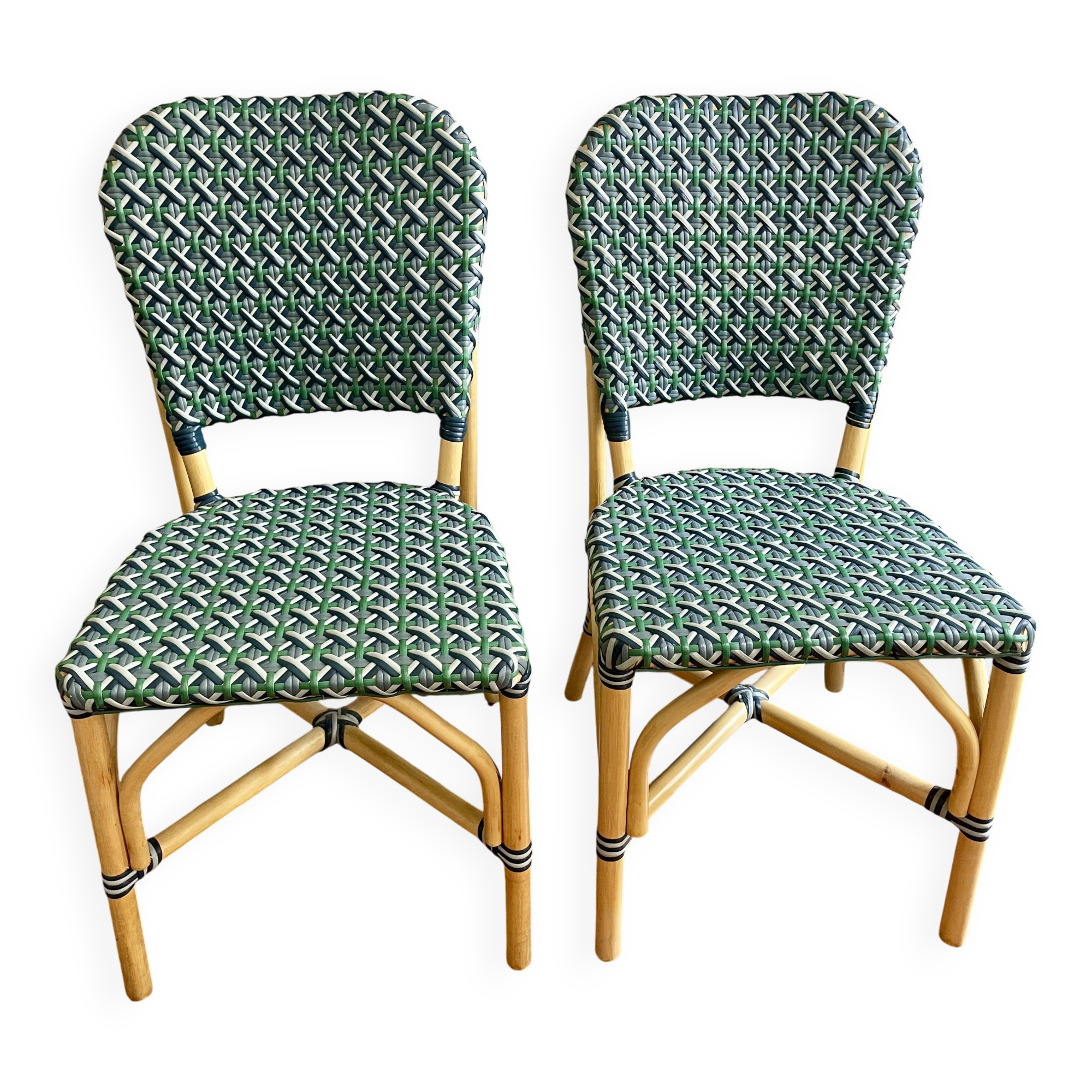 Paire de chaises bistrot neuves