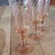 3 Rosaline champagne flutes
