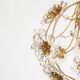 Gilt and crystal glass Chandelier by Palwa, Germany 1970's