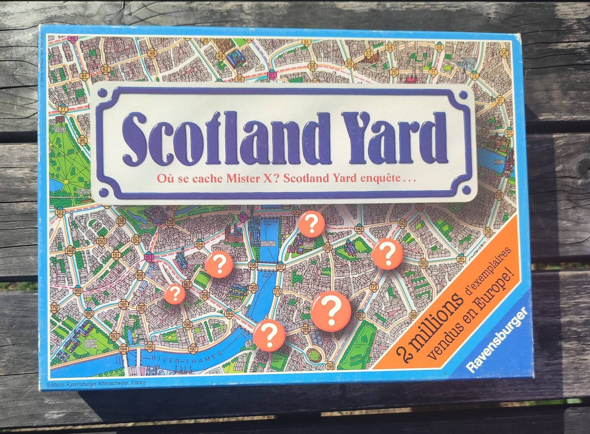 Scotland Yard board game - Ravensburger (complete) vintage