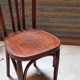 Pair of Baumann bistro chairs. Distribution Henri Julien Oblinghem