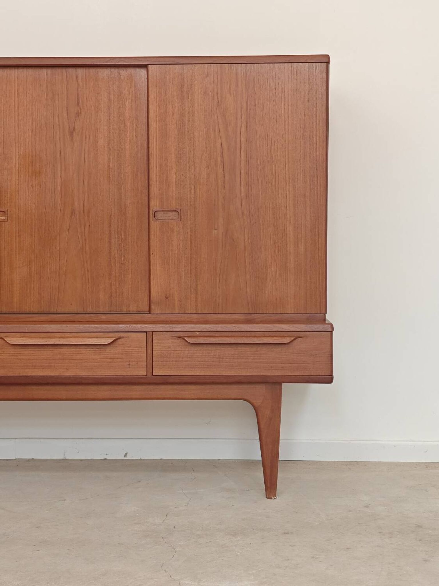 High enfilade by Johannes Andersen by Bordum & Nielsen, Samcom teak