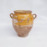 Pot a graisse confit vernissée ancien