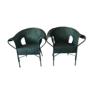 Paire de fauteuils en