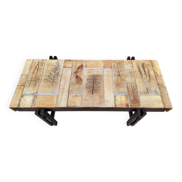 Roger CAPRON herbarium coffee table