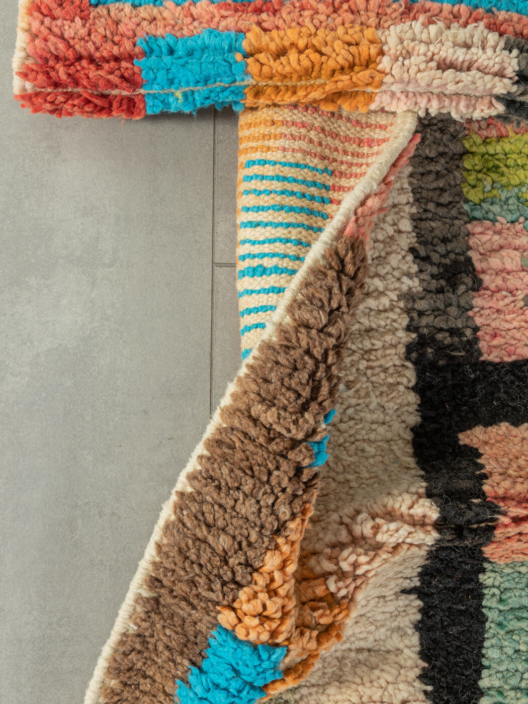 Vintage runner berber rug, 87 x 320