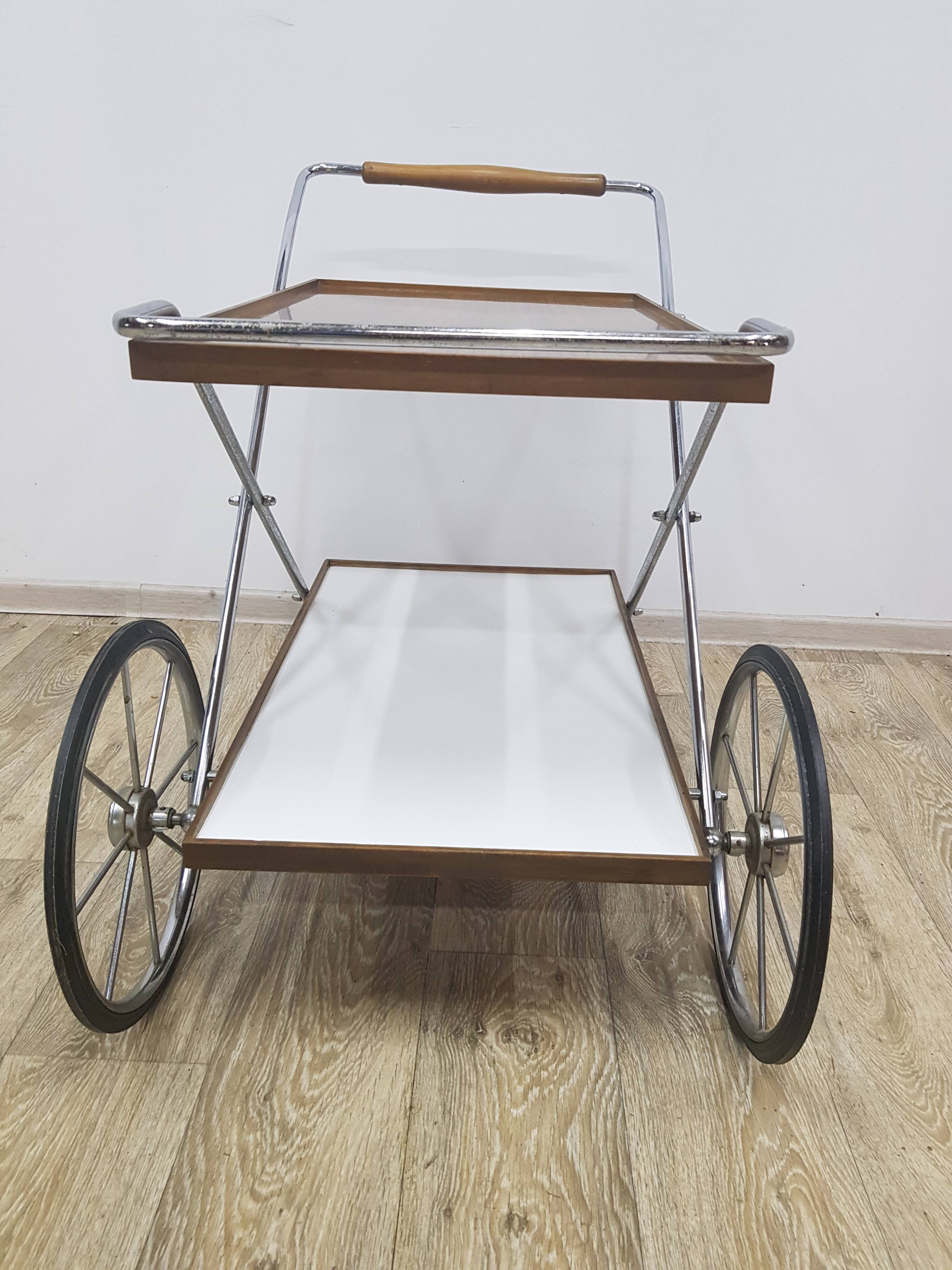 Chariot de bar Ilse, années 1960, moderne du milieu du siècle