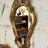 Louis XV style gilded mirror