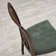 1960s, set of 6 Danish dining chairs, furniture wool, oak wood.