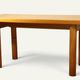 Table René Martin en pin massif moderniste, 1960