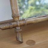 antique vintage bamboo mirror from the 1930s