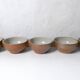 5 vintage stoneware bowls