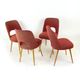 Vintage Dining Chairs By Oswald Heardtl For Ton, Czechoslovakia 1960s, Set