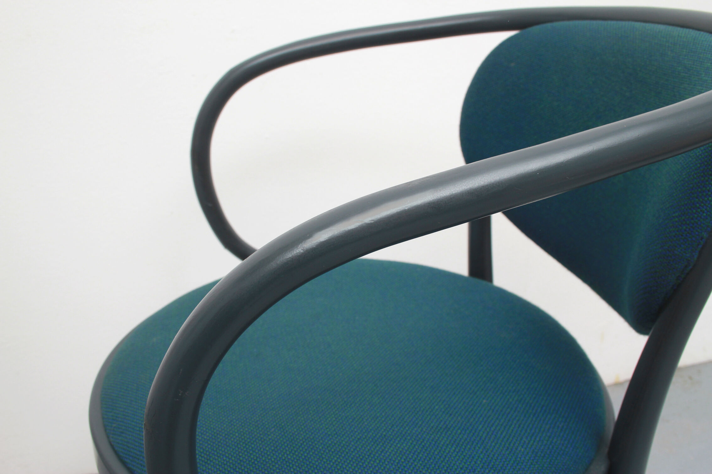 Bentwood chair No.209 Thonet in blue