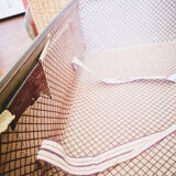 Vintage blue suitcase