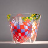art glass object vase