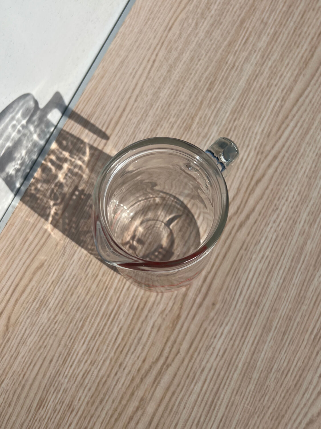 Vintage glass carafe fruit cherry patterns