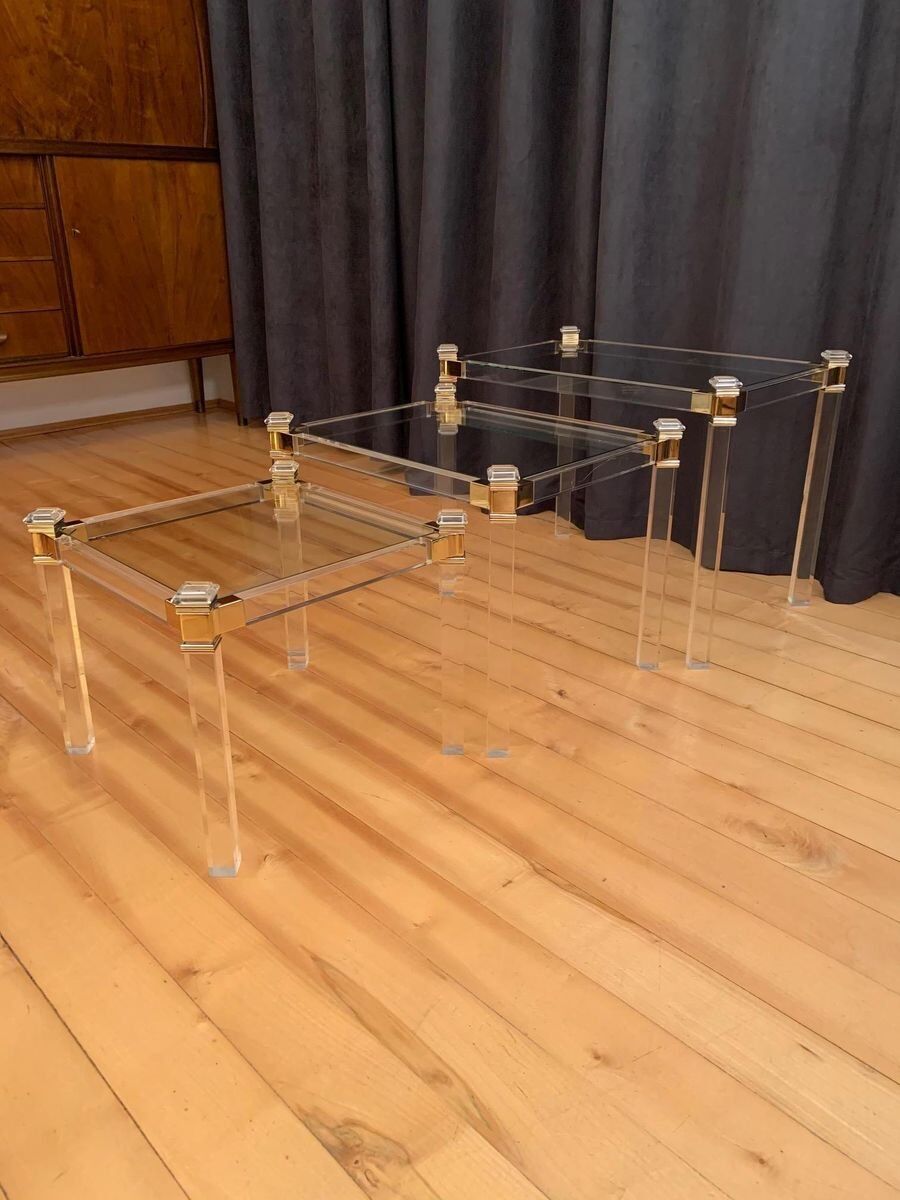 Side tables from Orsenigo, 1970s, set of 3