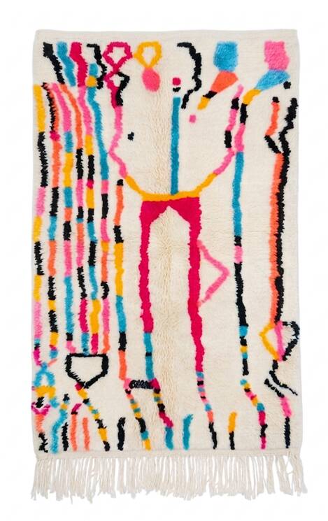 Authentic Azilal Berber rug - 1.5 x 1 m - Handwoven